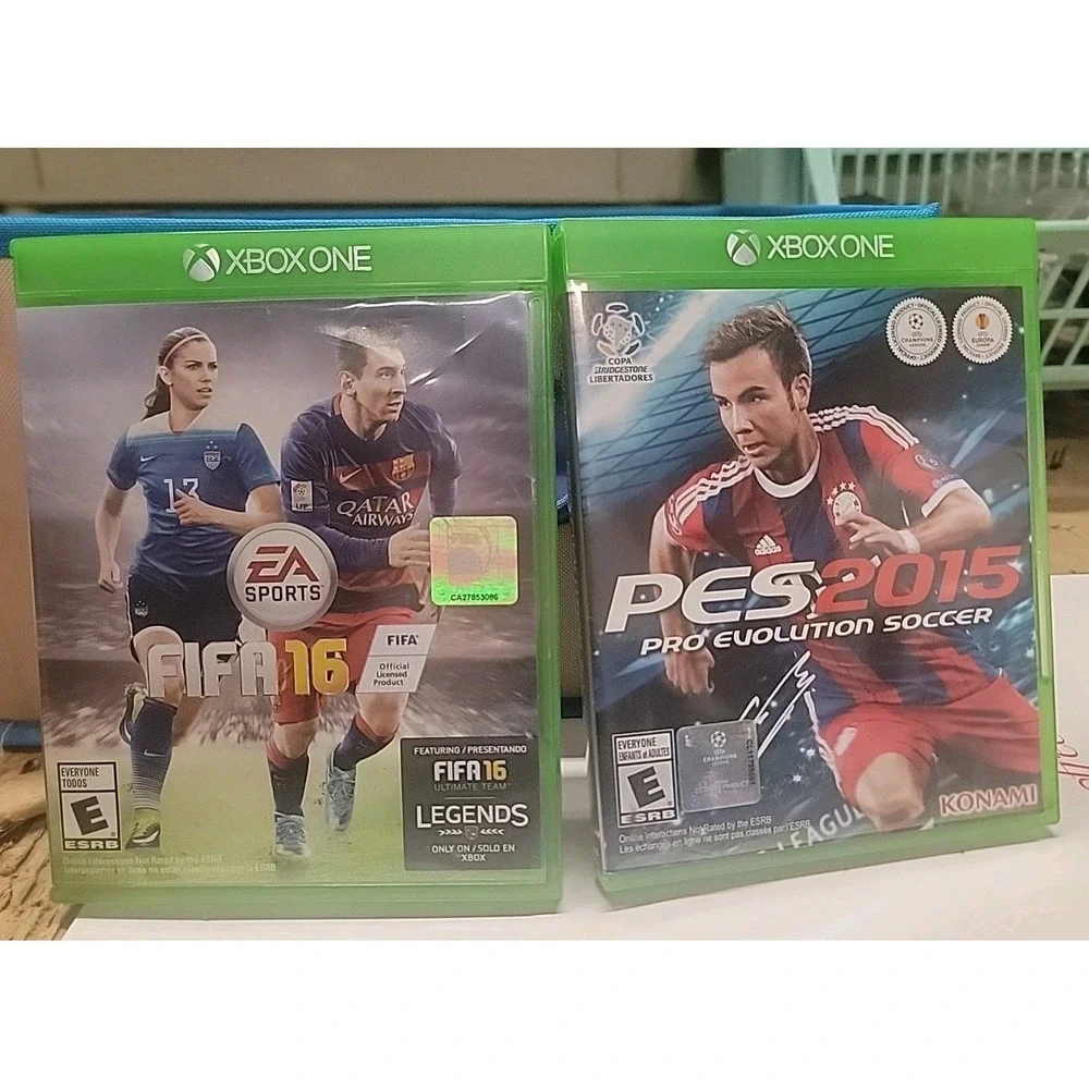 Lot Of 2 Soccer Games EA Sports FIFA 16 Xbox One PES 2015 excellent!